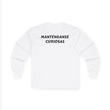 Camiseta Unisex de Manga Larga con Logo de FamGeo (Familia-Aventura-Naturaleza)